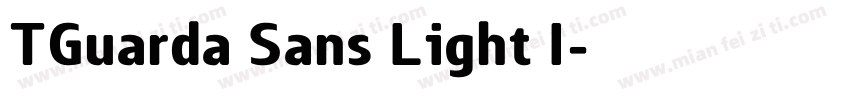 TGuarda Sans Light I字体转换